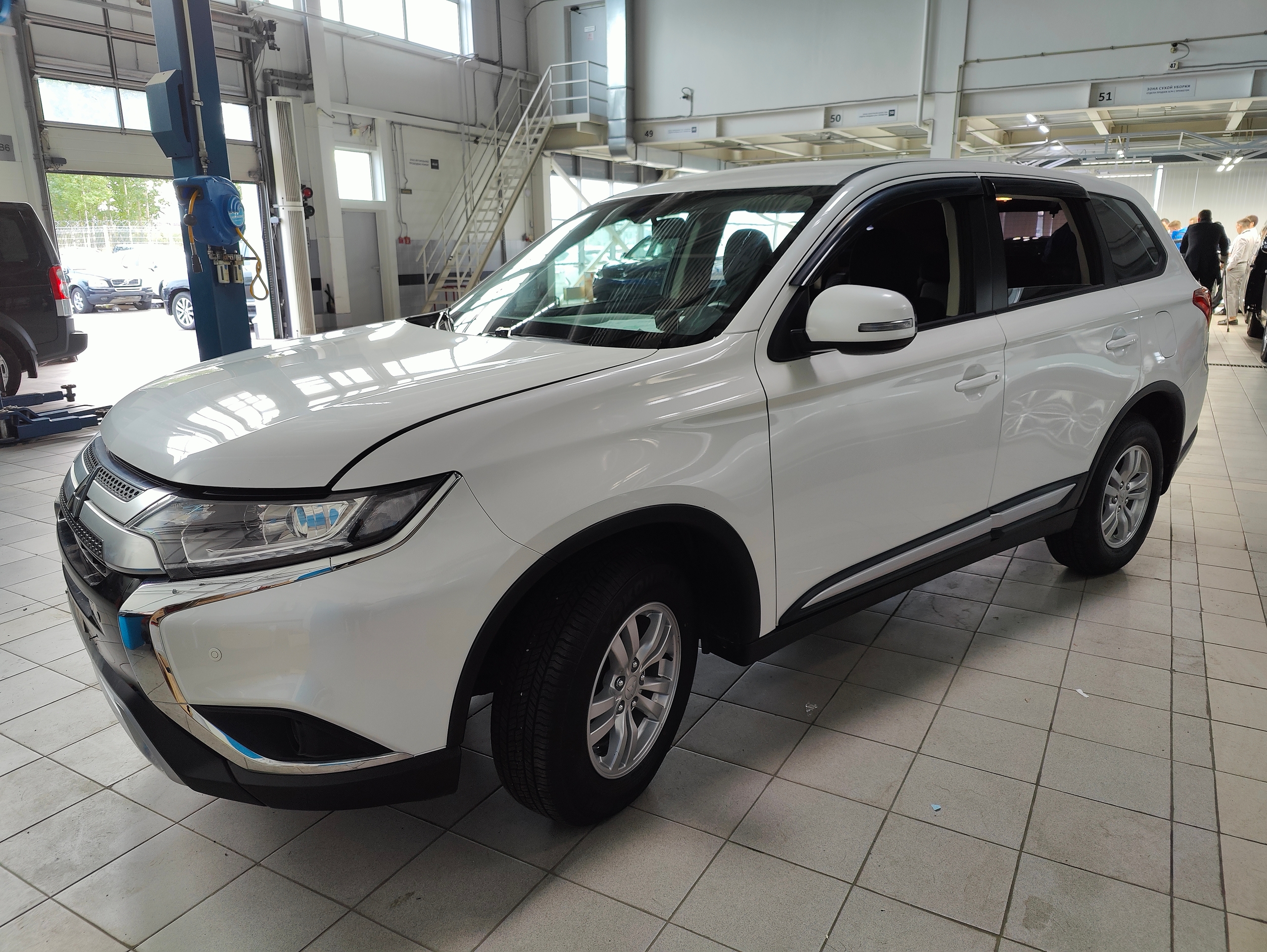 Осмотр Mitsubishi Outlander 2019 г.в. 44.000 км.